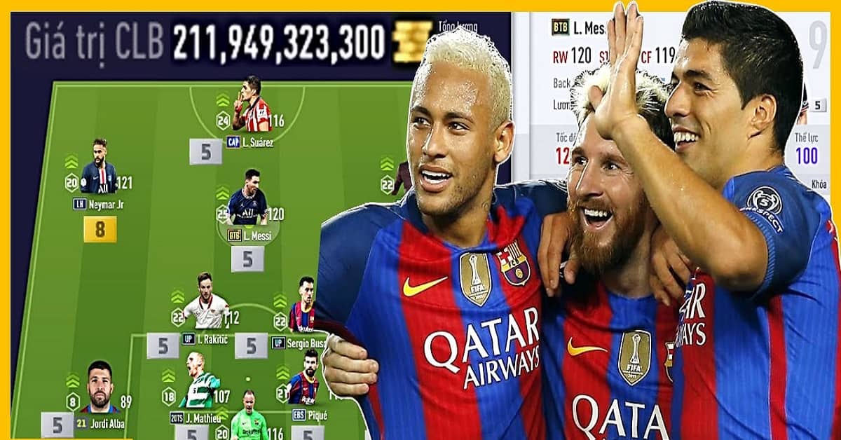 Hướng dẫn chi tiết xây dựng đội hình Barca FO4 mạnh nhất