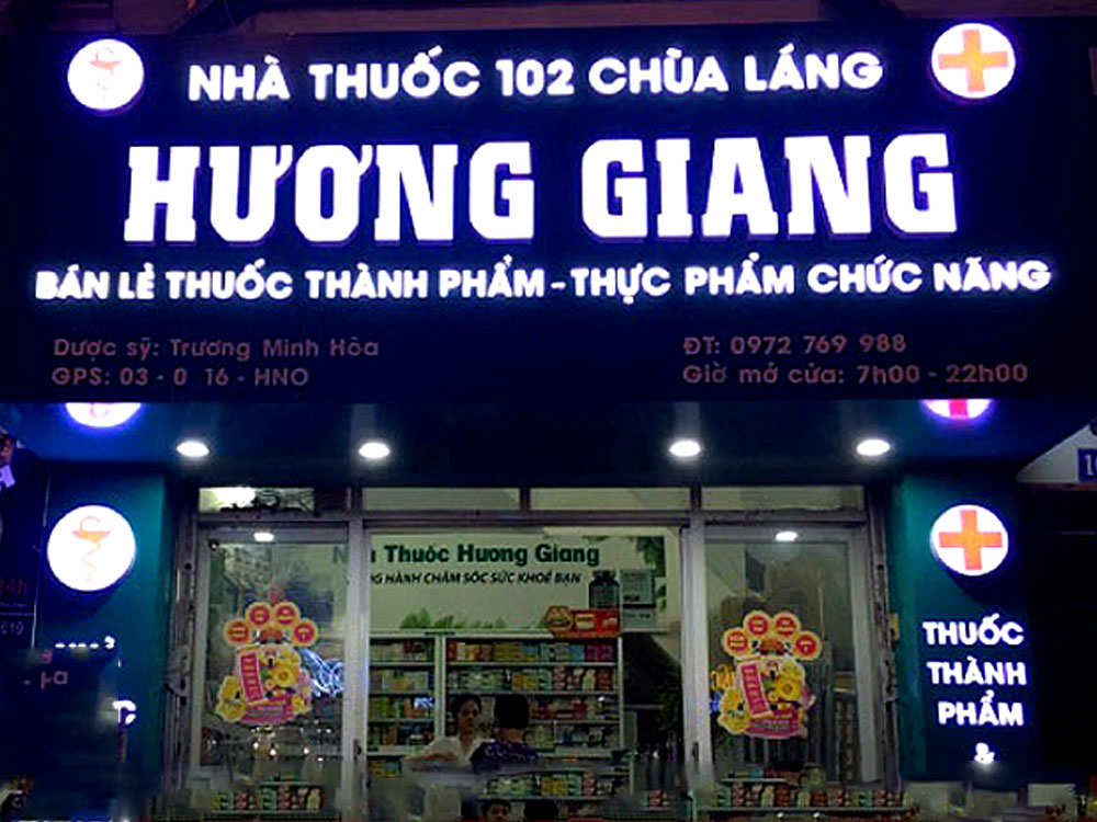 Biển quảng cáo, biển hiệu nhà thuốc đẹp, uy tín - Quảng cáo của tương lai