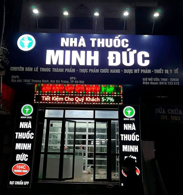 Biển quảng cáo, biển hiệu nhà thuốc đẹp, uy tín - Quảng cáo của tương lai