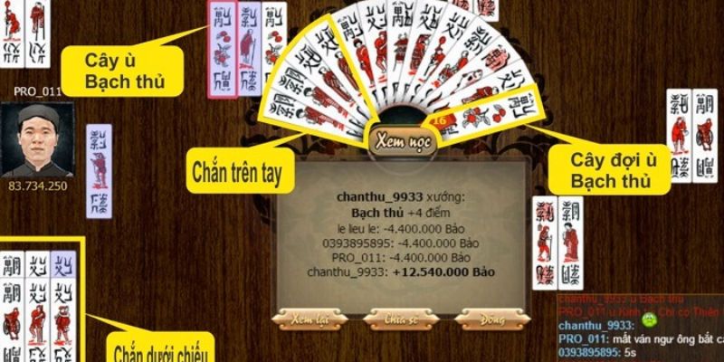 Cước ù Chắn phải biết khi chơi game