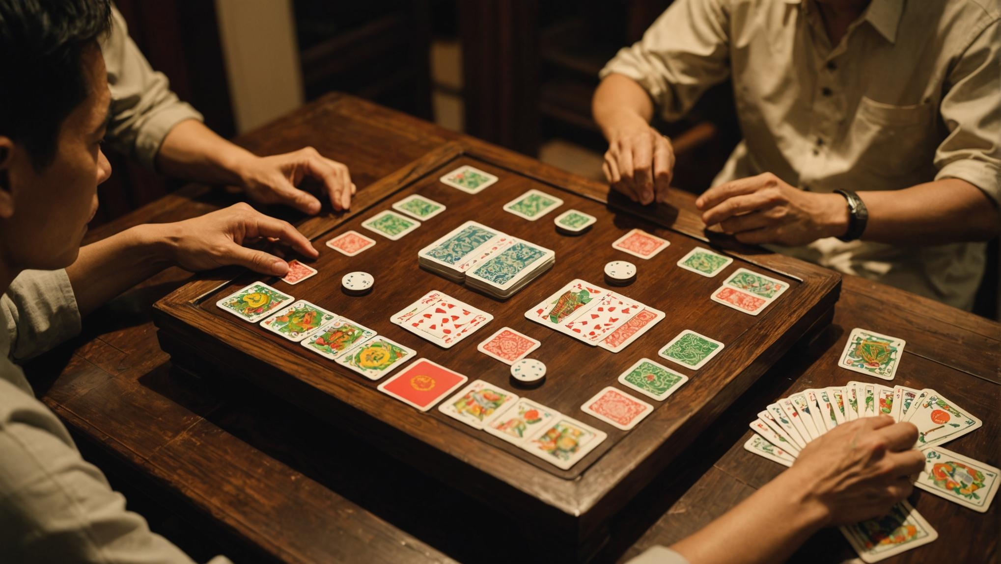 Chiến thuật xếp bài và bẫy đối thủ trong phỏm