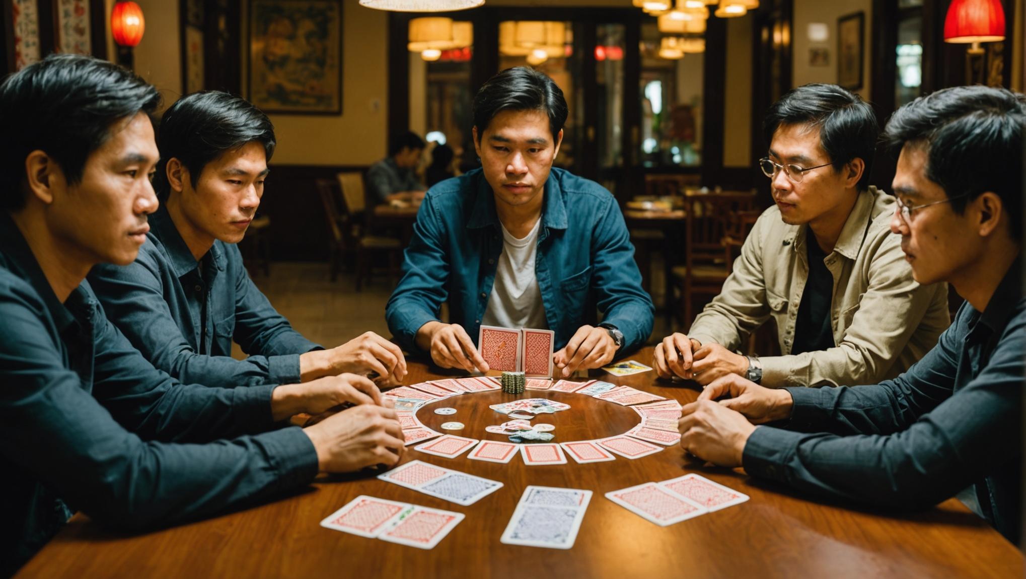 Hướng dẫn chi tiết cách chơi và luật tính điểm bài phỏm