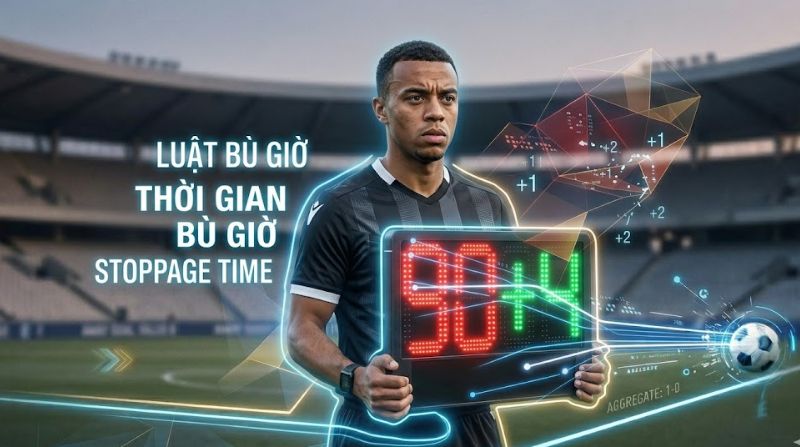 Luật bù giờ là gì? Quy định Stoppage time trong bóng đá