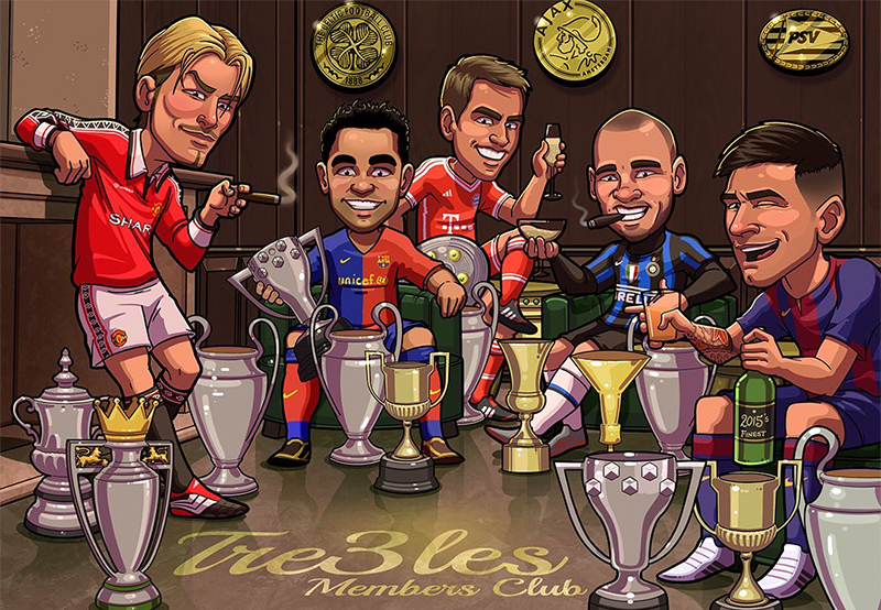 Các đội bóng ăn 3