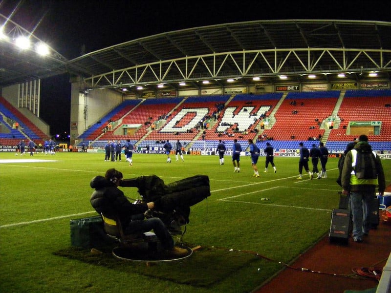 Thiết kế khán đài đặc trưng của sân DW